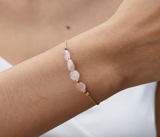 12 Constellation Natural Stone Beads Bracelets Cancer