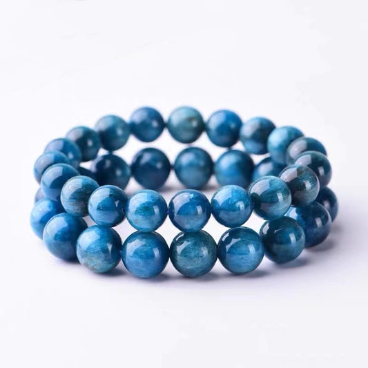 Blue Apatite Stone Bracelet - Clarity and Communication - Zenlike