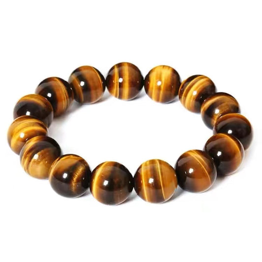 Yellow Tiger Eye Stone Bracelet - Courage & Confidence - Zenlike