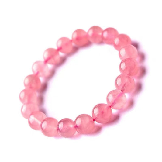 Pink Crystal Stone Bracelet - Love, Harmony & Emotional Healing - Zenlike